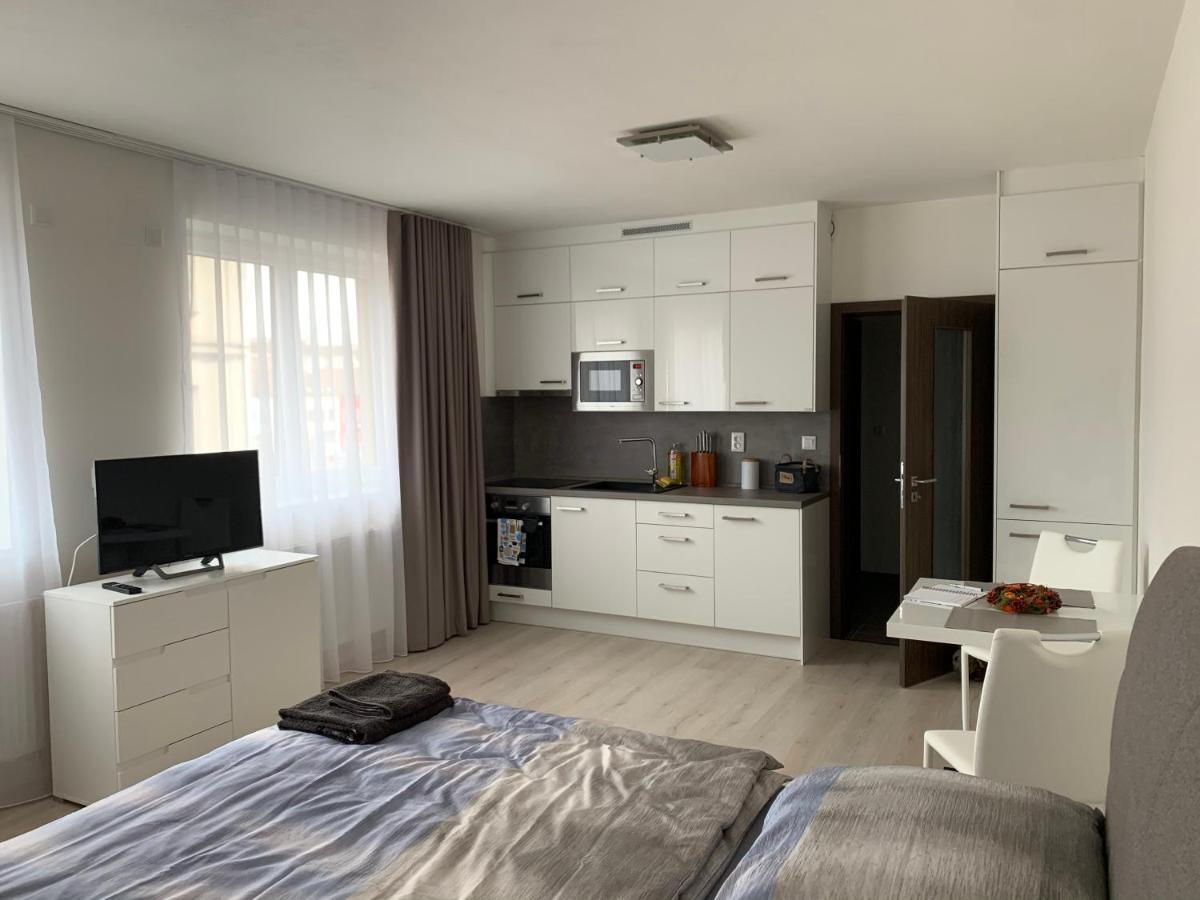 Modern Apartment In The City Center Пльзень Экстерьер фото